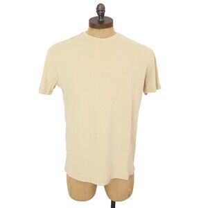 Major Threads Signature Boxed T-Shirt S Cream Basic Logo Tee 100% Cotton NWT